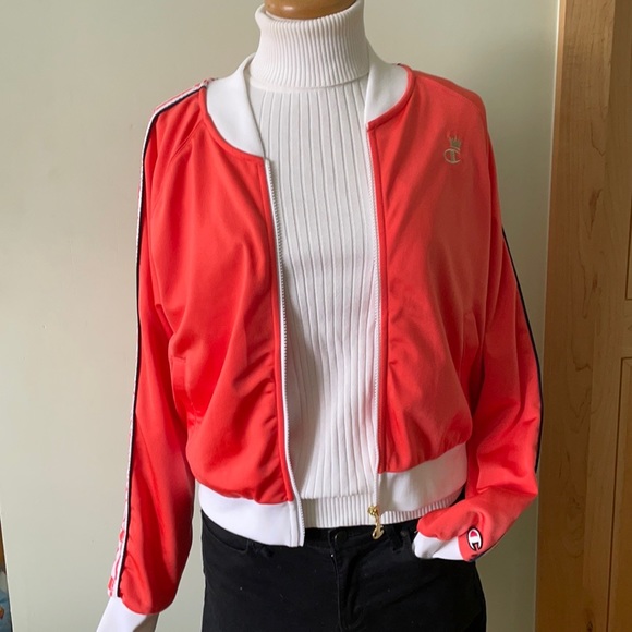 NWOT Champion Orange Sports Jacket, Size L - Picture 4 of 15